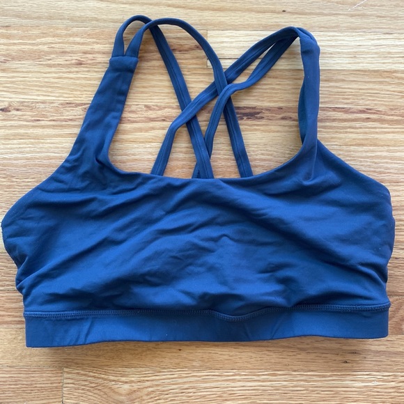 Lululemon Energy Bra Sports Lot Black Gunmetal Gray - Set of 2 - Size 10 - Picture 7 of 7